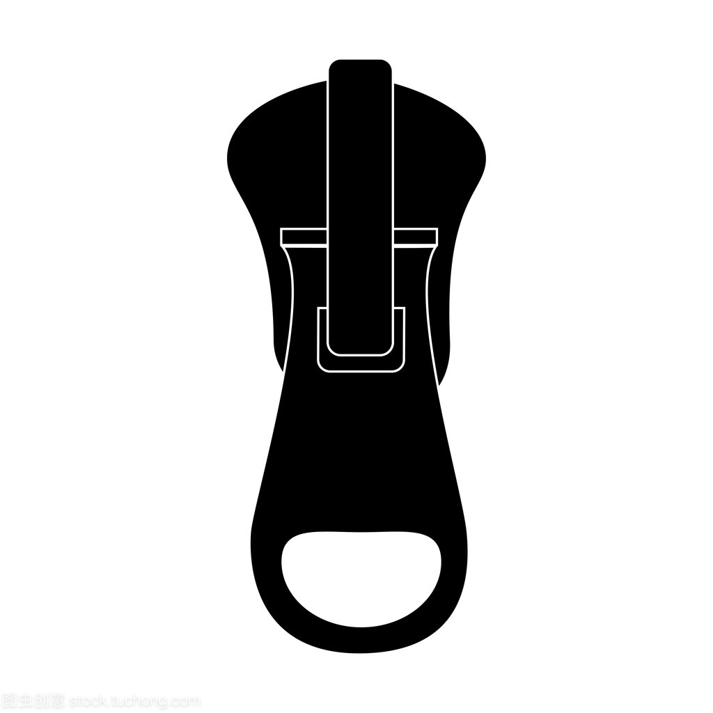 拉鏈拉鏈齒縫紡織矢量圖形圖標(biāo)